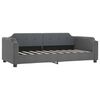vidaXL Daybed with Trundle without Mattress Dark Grey 90x190 cm Single