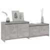 vidaXL TV Cabinet Concrete Grey 146.5x35x50 cm Engineered Wood