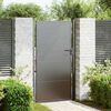 vidaXL Garden Gate with Lock Black 100 x 175 cm Powder-coated steel
