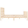 vidaXL Bed Frame without Mattress Super King Size Solid Wood Pine