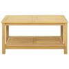 vidaXL Side Table Oil Natural 90 x 50 x 45 cm Solid Acacia Wood