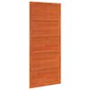 vidaXL Barn Door 90 x 2.5 x 208 cm Solid Pine Wood Wax Brown