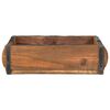 vidaXL Tray 4 pcs Brown 29 x 31 x 10 cm Solid Reclaim Wood