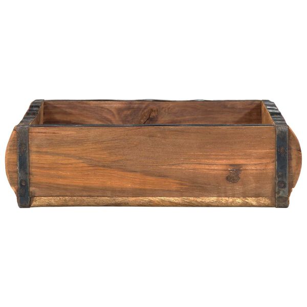 vidaXL Tray 4 pcs Brown 29 x 31 x 10 cm Solid Reclaim Wood