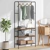 vidaXL Clothes Rack Old wood 77 x 30 x 171 cm Engineered Wood