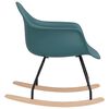 vidaXL Rocking Chair Turquoise PP