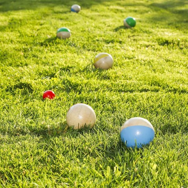HI 10 Piece Boules Game Set Wood