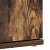 vidaXL Shoe Cabinet Smoked Oak 80 x 39 x 178 cm Engineered Wood