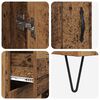 vidaXL Highboard with Drawer 2 pcs Old Wood Engineered Wood