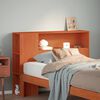 vidaXL Headboard with Storage Wax Brown 100 cm Solid Wood Pine