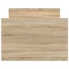 vidaXL Bed Frame without Mattress Sonoma Oak 100x200 cm