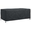 vidaXL Furniture Cover Plain Black 200 x 110 x 70 cm 600D