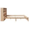 vidaXL Bookcase Bed without Mattress 150x200cm King Size Solid Wood Pine