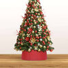 vidaXL Christmas Tree Skirt Red &Oslash;65x19.5 cm