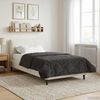 vidaXL Summer Duvet Quilted Anthracite 155 x 200 cm