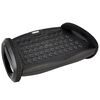 DESQ Footrest ABS Two Adjustable Height Black