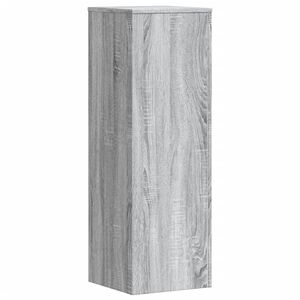 vidaXL Plant Stand Grey Sonoma 33x33x100 cm Engineered Wood