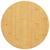 vidaXL Table Top Ø40x2.5 cm Bamboo