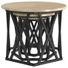 vidaXL Nesting Side Table 3 pcs Sonoma Oak Engineered Wood and Steel