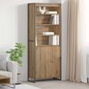 vidaXL Tall Cabinets 2 pcs Artisian Oak 79 x 36 x 200 cm