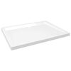 vidaXL Rectangular ABS Shower Base Tray 80x100 cm