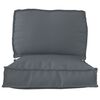 vidaXL Pallet Cushion Set 2 pcs Anthracite Oxford Fabric