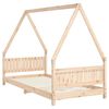 vidaXL Kids Bed Frame 90x190 cm Solid Wood Pine