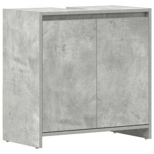 vidaXL Bathroom Cabinet Concrete Grey 60x33x60 cm Engineered Wood
