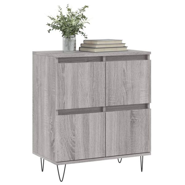 vidaXL Sideboard Grey Sonoma 60x35x70 cm Engineered Wood