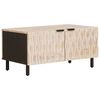 vidaXL Coffee Table White 80 x 50 x 40 cm Solid Mango Wood