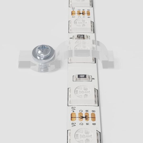 vidaXL LED Strip 4 pcs Black and Transparent 250 cm Copper and Plastic