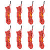 vidaXL Tent Guy Ropes with Spanners Reflective 8 pcs 4 m 4 mm