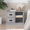 vidaXL Bedside Cabinet Grey Sonoma 60x35.5x45 cm