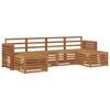 vidaXL Sofa Sets 6 pcs Natural Solid Acacia Wood