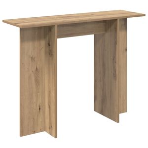 vidaXL Console Table Artisan Oak 100 x 30 x 75 cm Engineered Wood