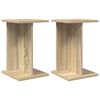 vidaXL Plant Stand 2 pcs Sonoma Oak 25 x 25.5 x 40.5 cm