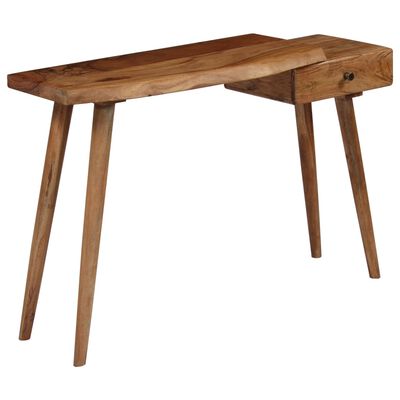 vidaXL Console Table Solid Acacia Wood 115x35x76 cm