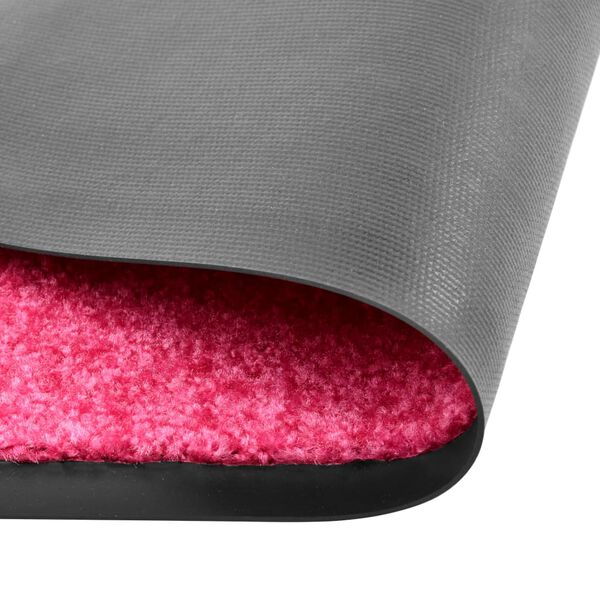 vidaXL Doormat Washable Pink 120x180 cm