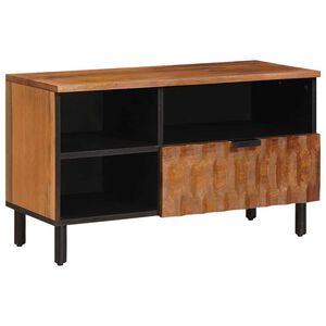 vidaXL TV Cabinet Acacia Brown Finish 80 x 33 x 46 cm Solid Mango Wood
