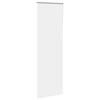 vidaXL Roller Blind Blackout White 65x230 cm Fabric Width 60.7 cm Polyester
