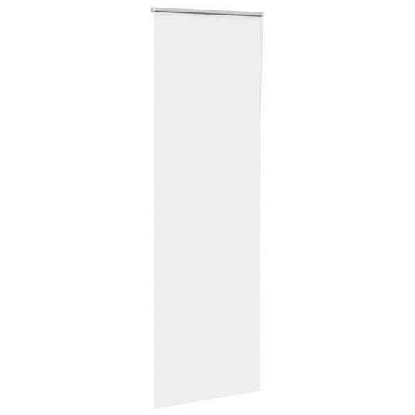vidaXL Roller Blind Blackout White 65x230 cm Fabric Width 60.7 cm Polyester