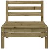 vidaXL Garden Sofa Armless Impregnated Wood Pine