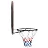 vidaXL Basketball Backboard Black 109x71x3 cm Polyethene