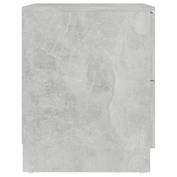 vidaXL Bedside Cabinet Concrete Grey 40x40x50 cm Engineered Wood