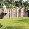 vidaXL Dog Kennel Silver 8.47 m² Steel