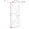 vidaXL Sliding Door with Hardware Set 85x210 cm Solid Wood Pine