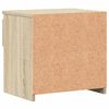 vidaXL Bedside Cabinets 2 pcs Sonoma Oak 40x30x39 cm Engineered Wood