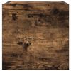 vidaXL Wall Mounted TV Cabinet 4 pcs Smoked Oak 30.5x30x30 cm
