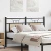 vidaXL Headboard Sonoma Oak 137 cm Engineered Wood and Steel