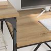 vidaXL Desk Artisan Oak 135 x 50 x 90 cm Engineered Wood